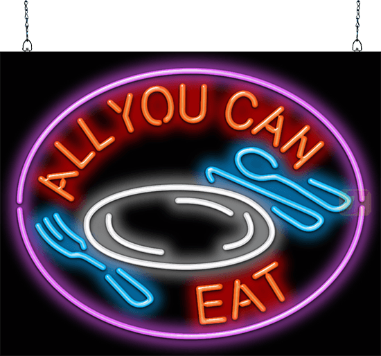 All You Can Eat Neon Sign