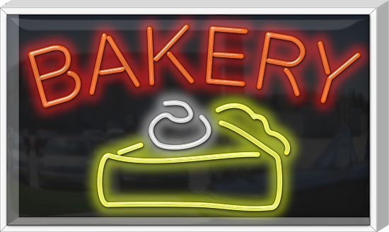 Outdoor Bakery Neon Sign