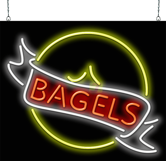 Bagels Extra Large Neon Sign