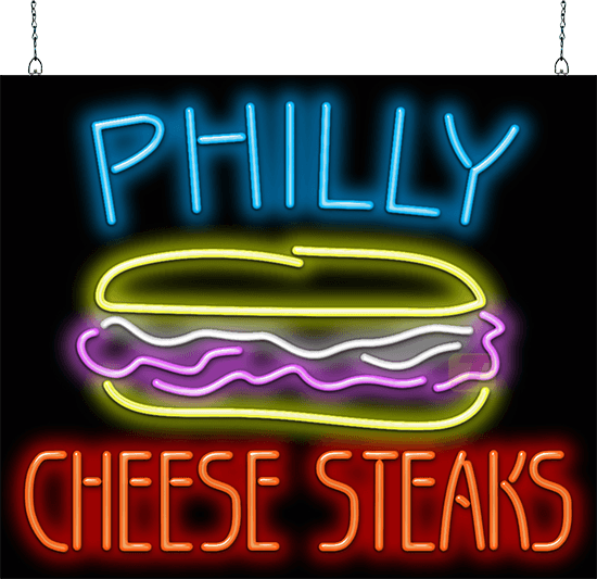 Philly Cheesesteaks Neon Sign