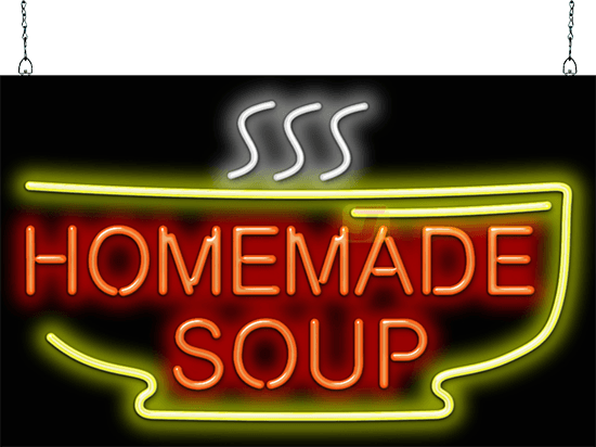 Homemade Soup Neon Sign