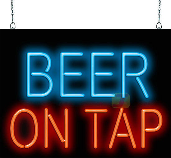 Beer On Tap Neon Sign