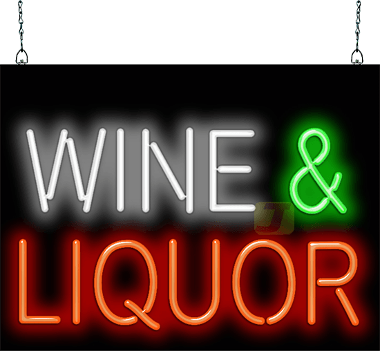 Wine & Liquor Neon Sign