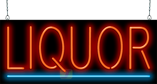 Liquor Neon Sign