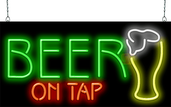 Beer On Tap Neon Sign