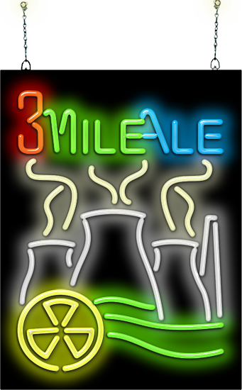 3 Mile Ale Neon Sign