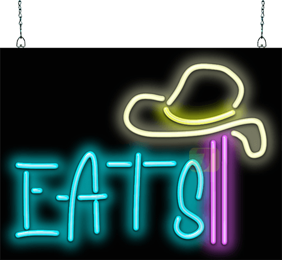Eats Neon Sign
