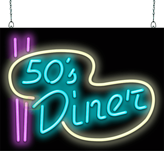 50's Diner Neon Sign