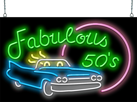Fabulous 50's Neon Sign