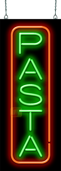 Pasta Vertical Neon Sign