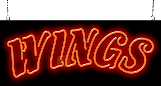 Wings Neon Sign