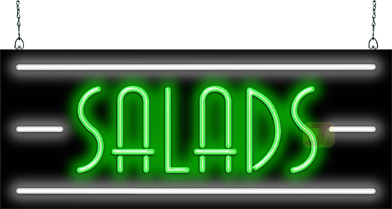 Salads Neon Sign