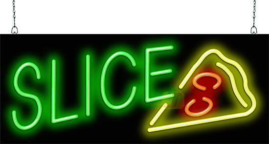 Slice Neon Sign