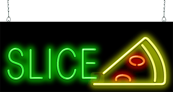 Slice Neon Sign