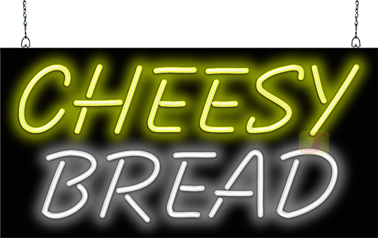 Cheesy Bread Neon Sign