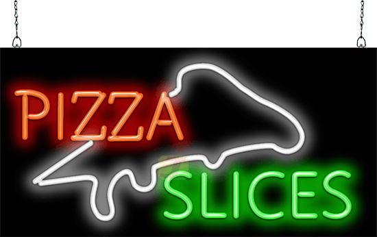 Pizza Slices Neon Sign