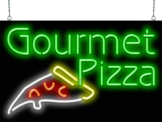 Gourmet Pizza Neon Sign