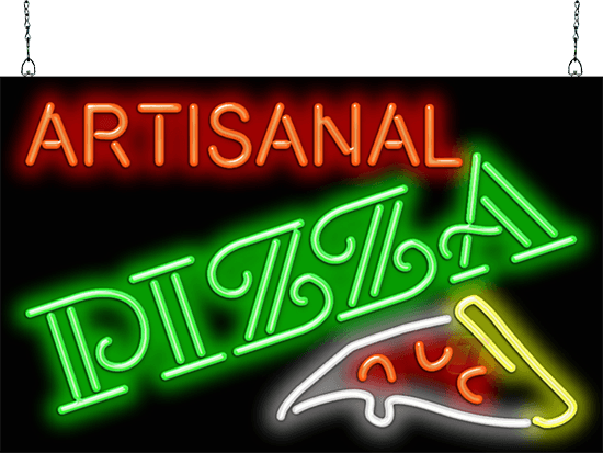 Artisanal Pizza Neon Sign