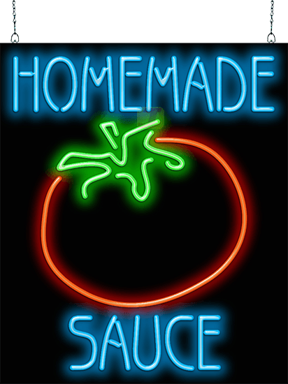 Homemade Sauce Neon Sign