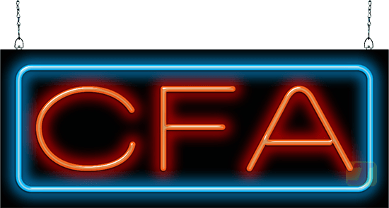 CFA Neon Sign