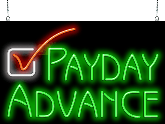 Payday Advance Neon Sign