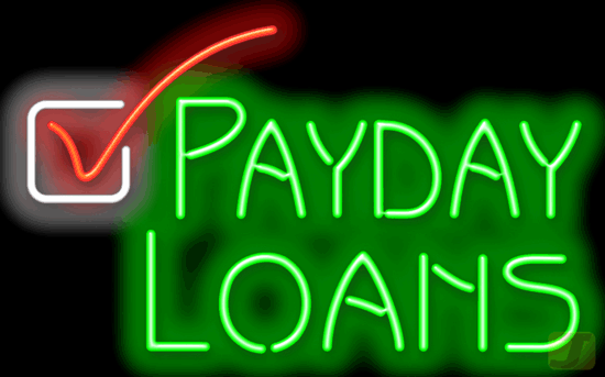 Payday Loans Neon Sign | FS-40-37 | Jantec Neon