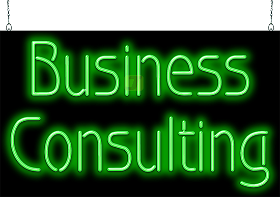 Business Consulting Neon Sign