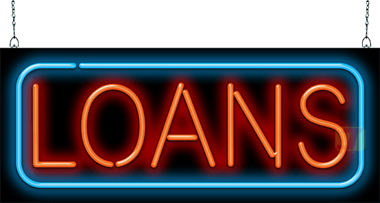 Loans Neon Sign