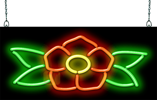 Flower Graphic Neon Sign