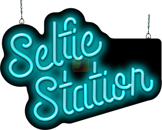 Selfie Station Neon Sign