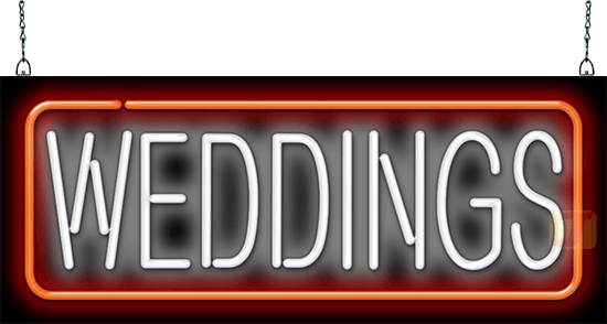 Weddings Neon Sign