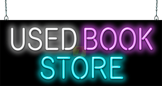 Used Book Store Neon Sign