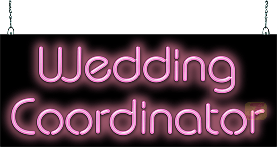 Wedding Coordinator Neon Sign
