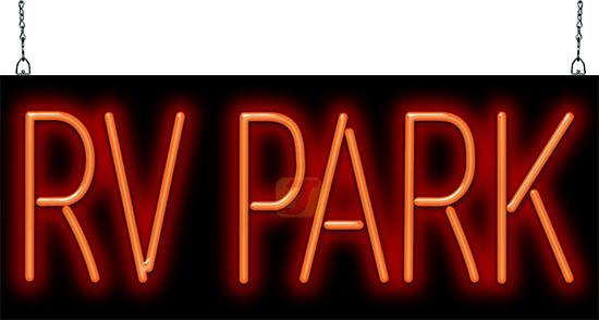 RV Park Neon Sign