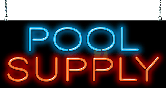 Pool Supply Neon Sign