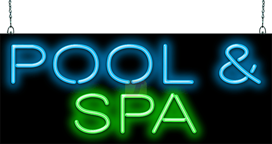 Pool & Spa Neon Sign