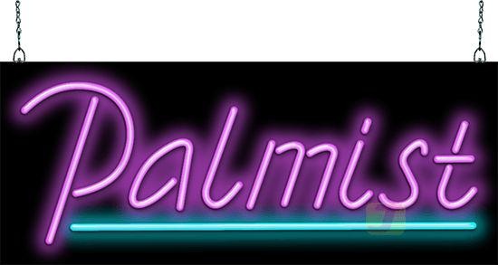 Palmist Neon Sign