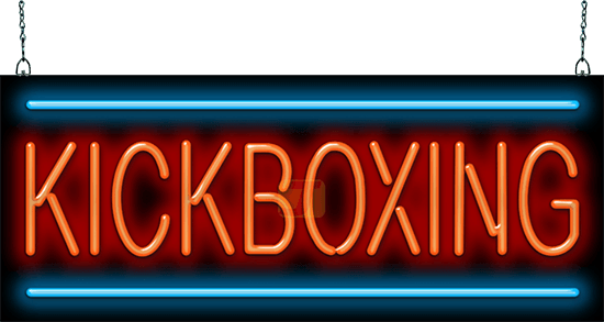 Kickboxing Neon Sign