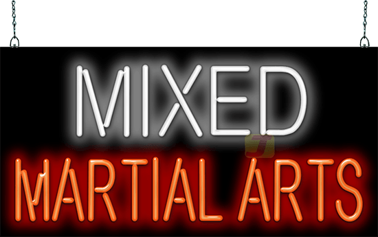 Mixed Martial Arts Neon Sign