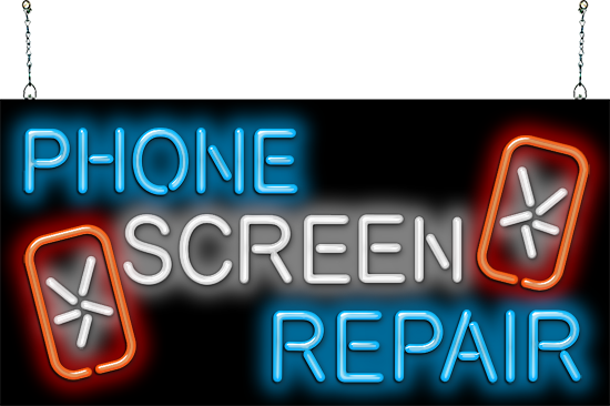Phone Screen Repair Neon Sign