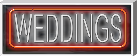 Outdoor Weddings Neon Sign
