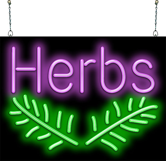 Herbs Neon Sign