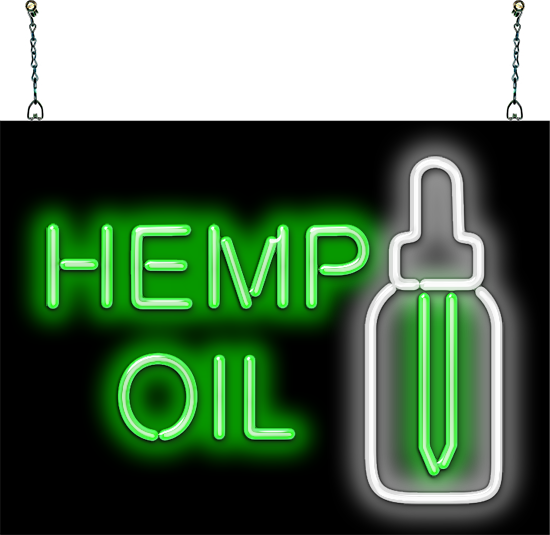 Hemp Oil Neon Sign