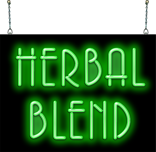 Herbal Blend Neon Sign