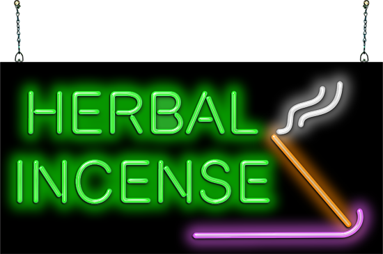 Herbal Incense Neon Sign