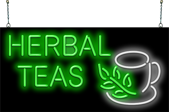 Herbal Teas Neon Sign