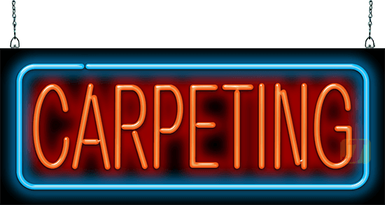 Carpeting Neon Sign