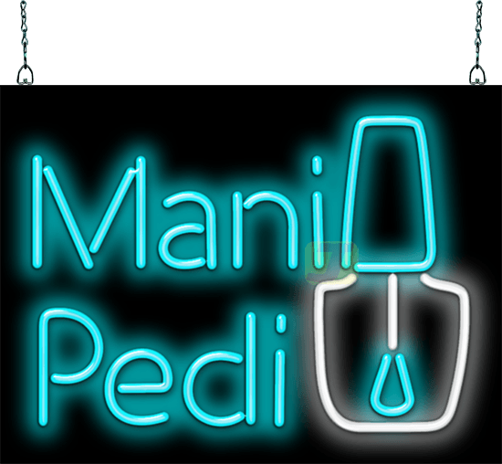 Mani Pedi Neon Sign