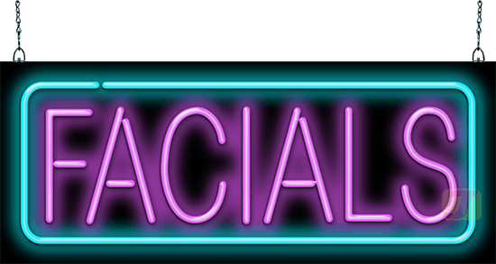 Facials Neon Sign