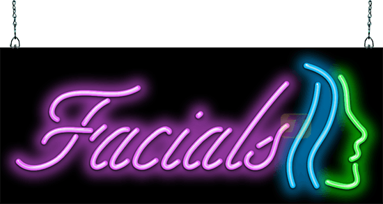 Facials Neon Sign